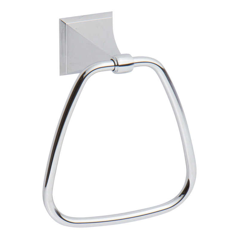 Cayden Towel Ring, Polished Chrome