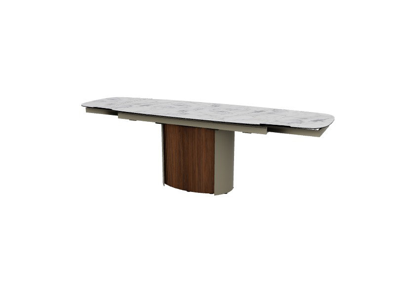 Yoroi Extendable Tables, White Marble