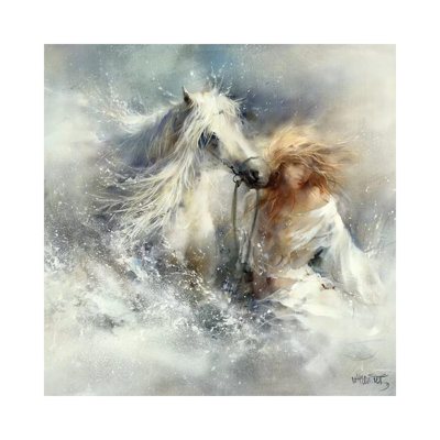 Scene In Water by Willem Haenraets - Wrapped Canvas Print