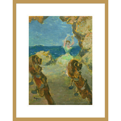 The Ballet Dancer by Edgar Degas -Framed Giclee Print
