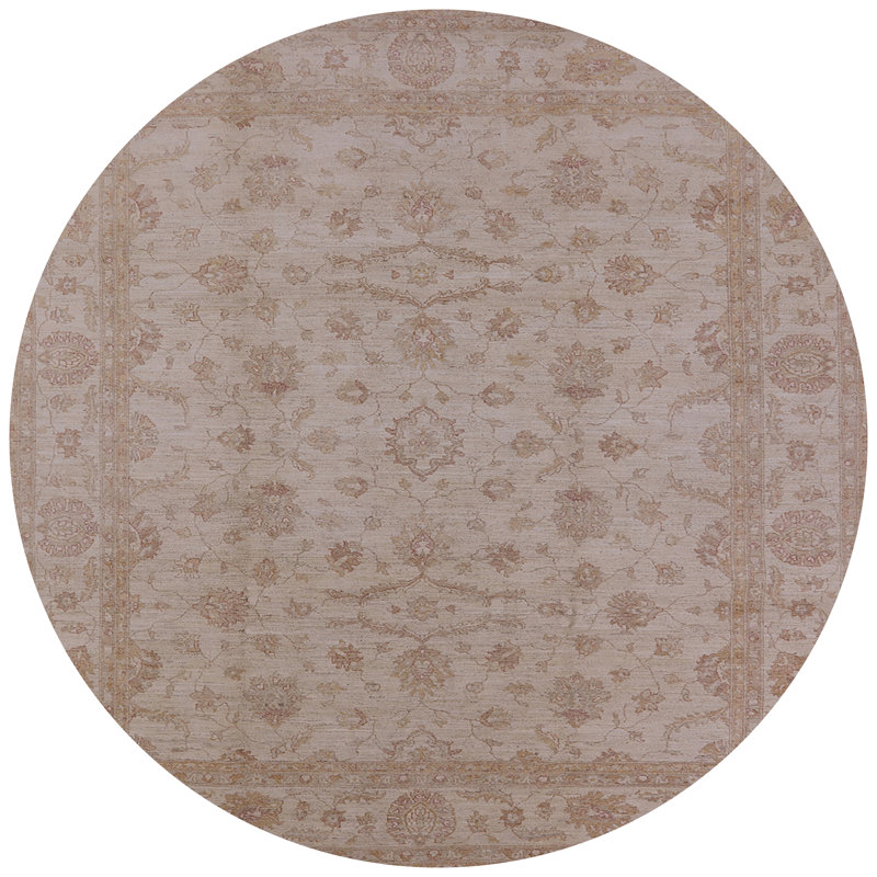 Tapis brun Corin, Rond 7 pi