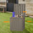  50Gallons Water Resistant Resin Lockable Deck Box-101494344