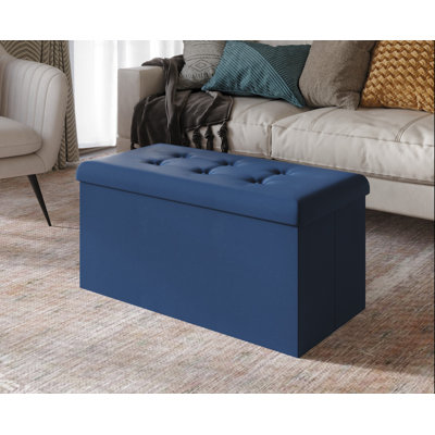 Banc de rangement rembourré Millett
