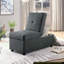 Repose-pieds convertible avec chaise et rangement