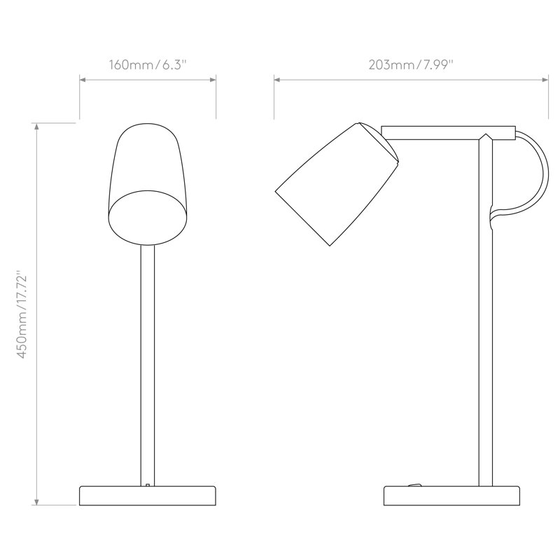 Carlton Desk Table Lamp