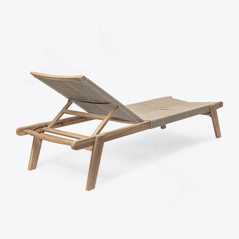 Chaise longue d'extérieur en corde Catania (ensemble de 2)