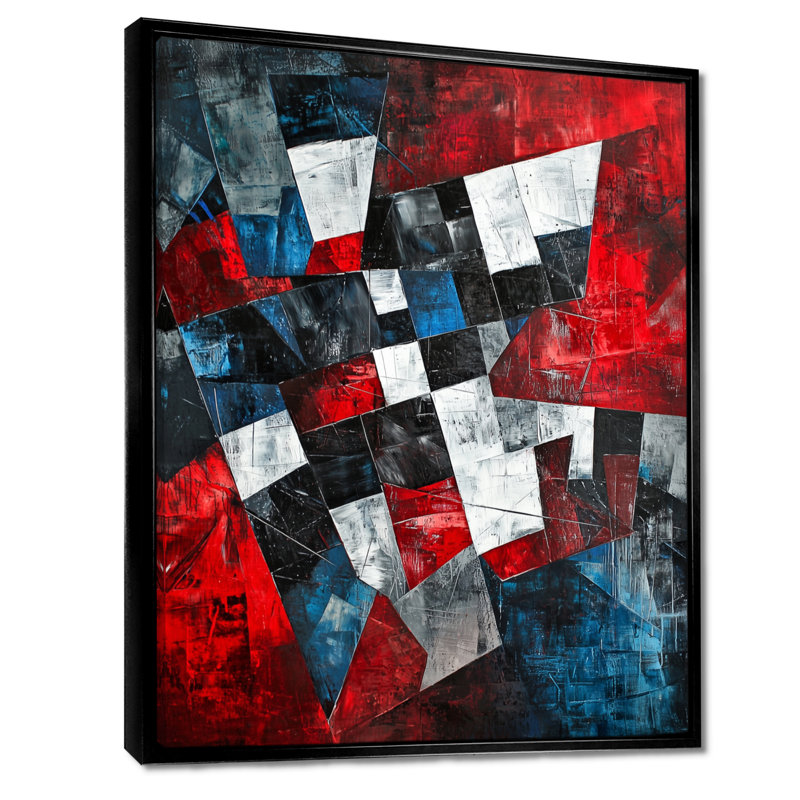 Obaza - Fashion Wall Art, Black, Floater Framed Print, 20" H x 12" W