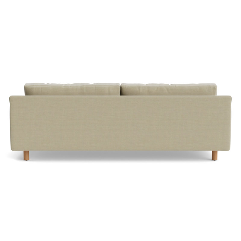 Hunter No Welt 90 Sofa, Performance Linen - Flax, Natural