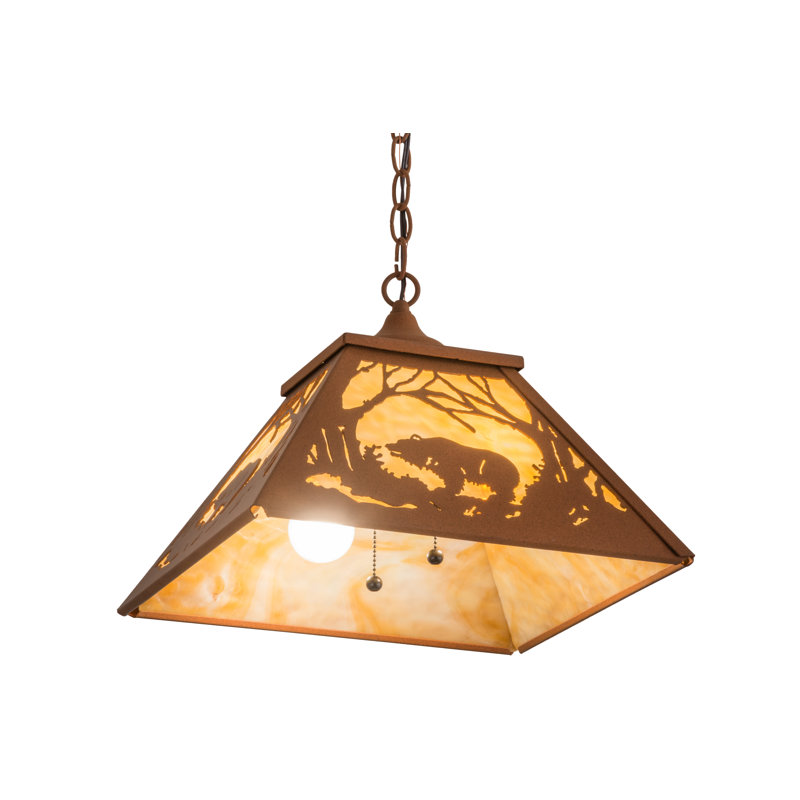Rustic Lodge 2 - Light Pendant, Earth