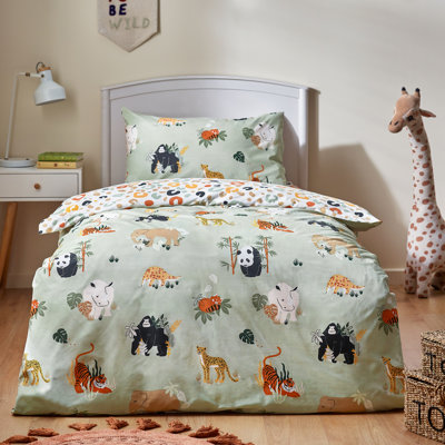 Labbe Cotton Blend Abstract Duvet Cover Set with Pillowcases