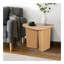Table d'appoint de table fuselée (bois naturel)