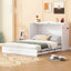 Lit escamotable Murphy avec tiroir et ensemble de prises et ports USB, structure de poulie, cadre de lit-974788444-974788445