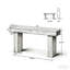 Console 63 po, canapé de style campagnard