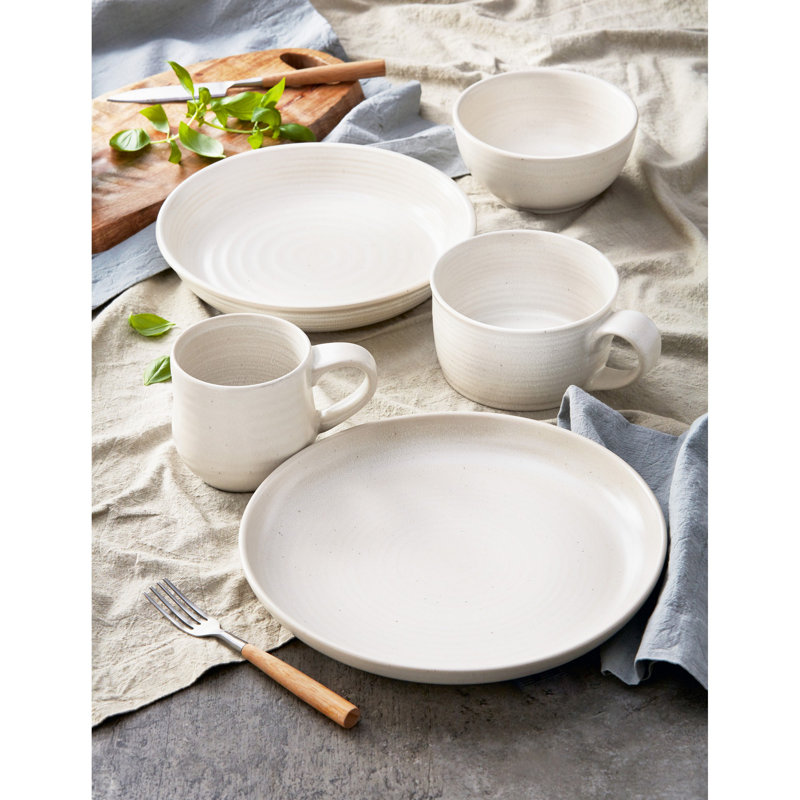 Loft Reactive Glaze Dinner Plate Mt Whit