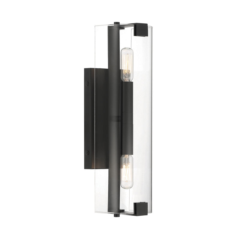 Winfield 2-Light Wall Sconce, Matte Black