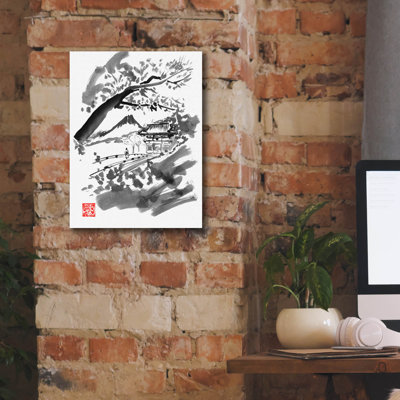 «Temple» par Pechane, art mural sur toile