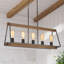 Luminaire linéaire pour îlot de cuisine 5 lumières Gatlin