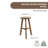 Marquise Solid Wood Accent Stool-1330348410