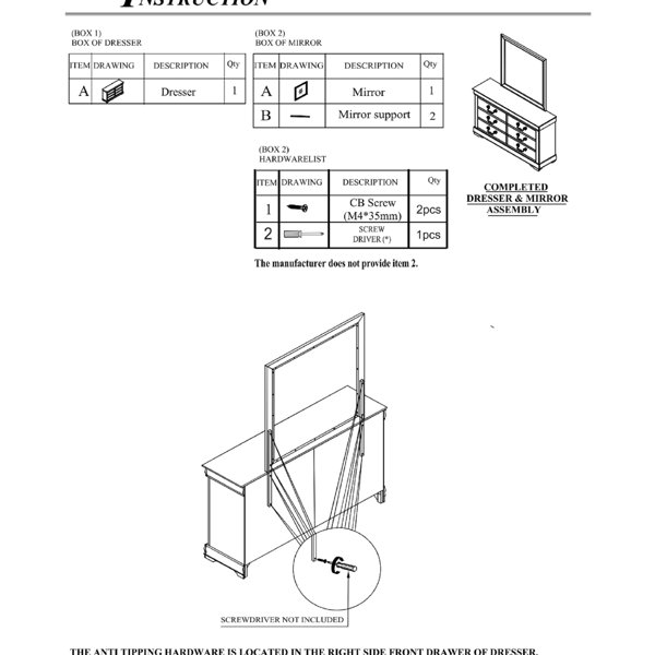 Dimensions du produit