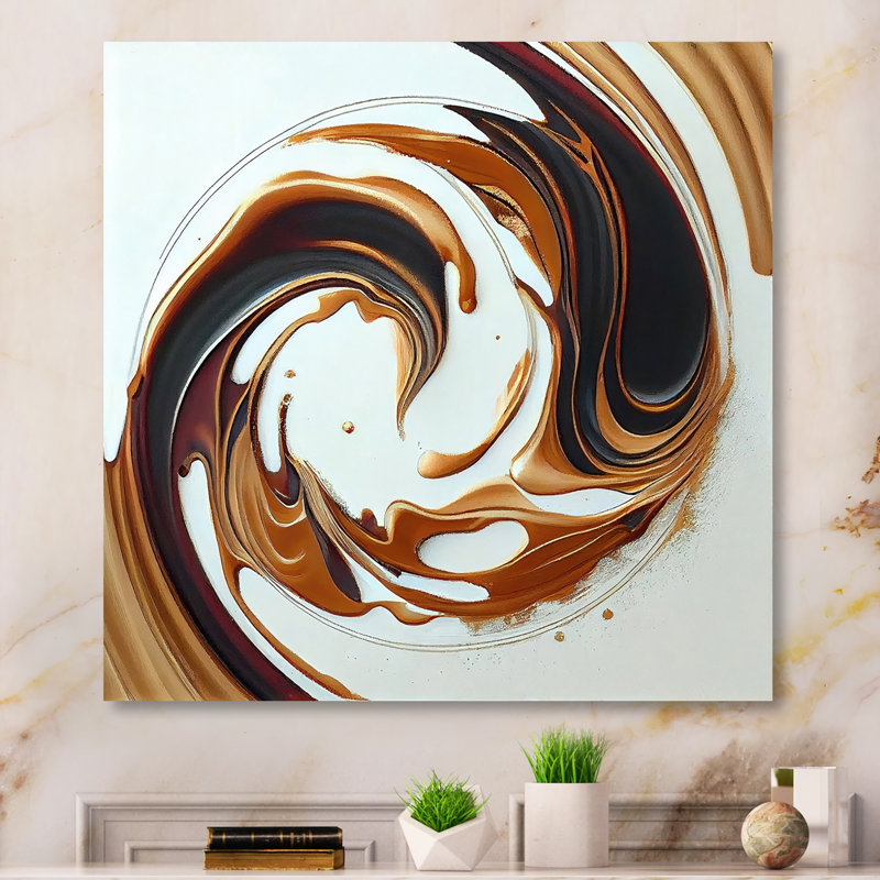 Lotario Abstract Wall Decor on Metal, 29" H x 29" W x 1" D