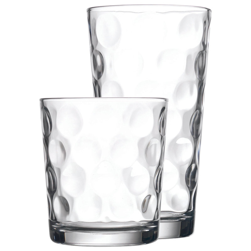 Ensemble de verres 16 verres Deven, Géométrique
