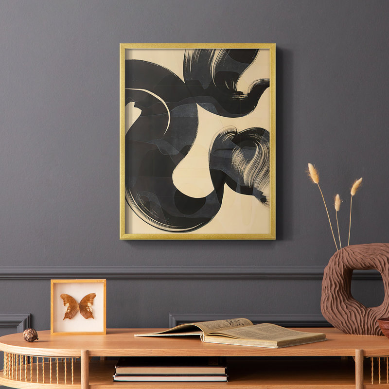 «Sea change I», reproduction encadrée - bois massif