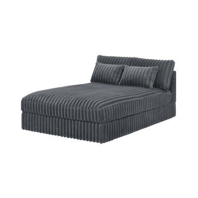 Luxefold Corduroy  Sofa Bed/Sofa Chaise by Mercer41
