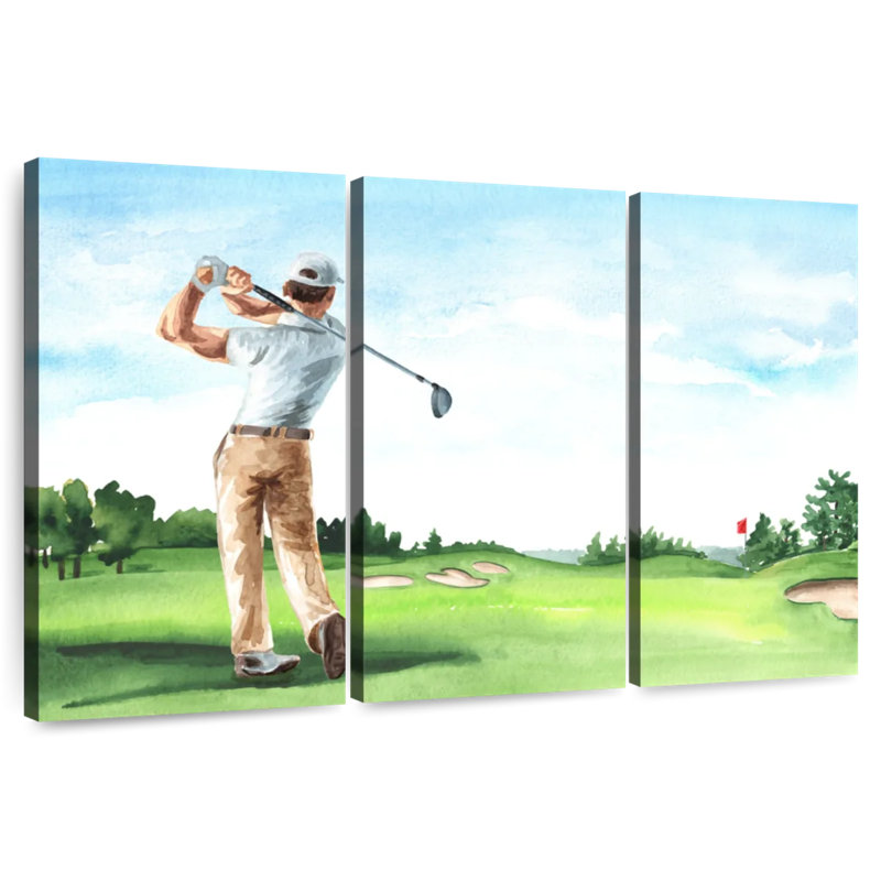 Jeu de golf Sireci, H 32 po x l 50 po