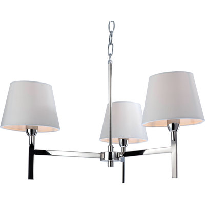 Transition Fabric Mini Chandelier