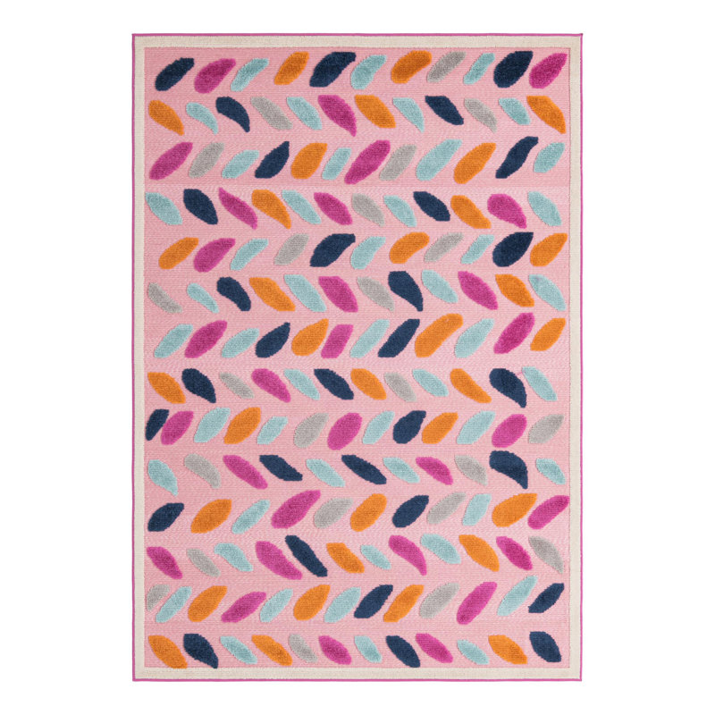 Chevron Indoor / Outdoor Rug, Rectangle 5'3" x 8'