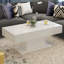 High Gloss Coffee Table with 16 Colors LED Lights, 110 x 50 x 55 cm-1768040120