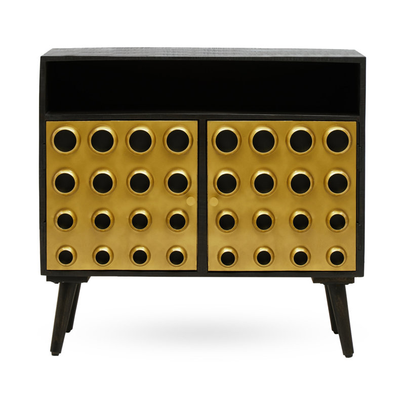 Sanjuana 87.5cm Solid Wood Sideboard