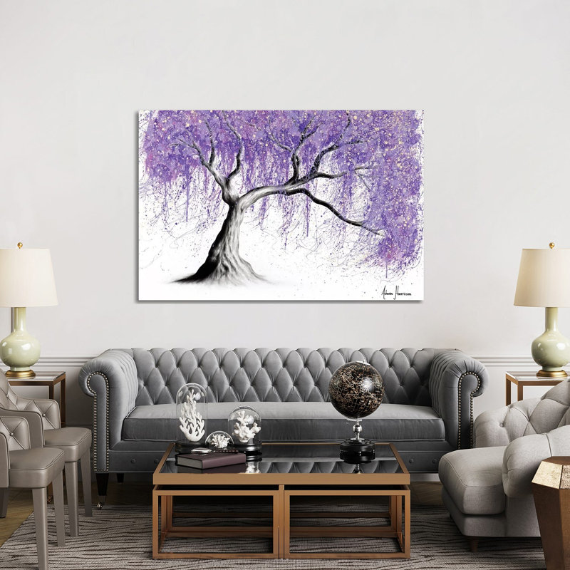 Sumptuous Shade Tree by Ashvin Harrison - Painting on Canvas, 101.6 cm H x 66.04 cm W x 3.175 cm D, Wrapped Canvas