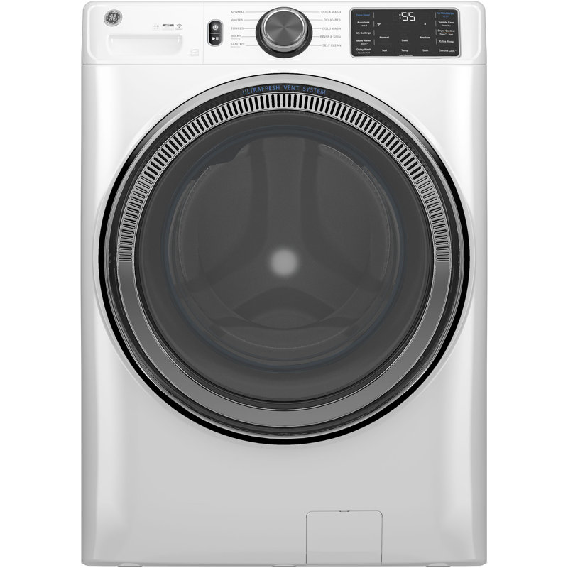White 5.0 Cu. Ft. Smart Front Load Steam Washer