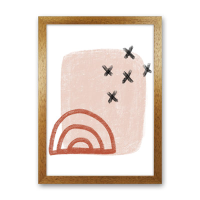 Dalia Chalk Red Rainbow by Pixy Paper - Print