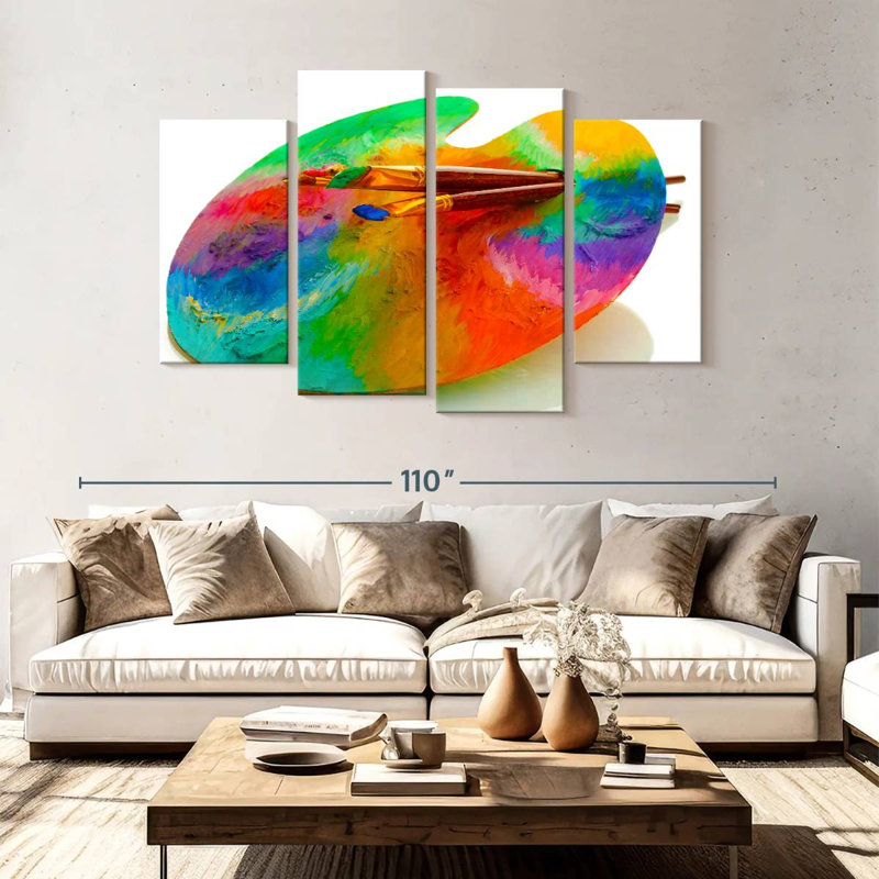 Senne Paint Palette, 54" H x 84" W