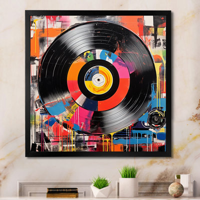 Coloré rétro vinyle III - Disques vinyle, art mural