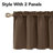 Room Darkening Rod Pocket Thermal Insulated Blackout Curtains (Set of 4)-1131898647-1131897063