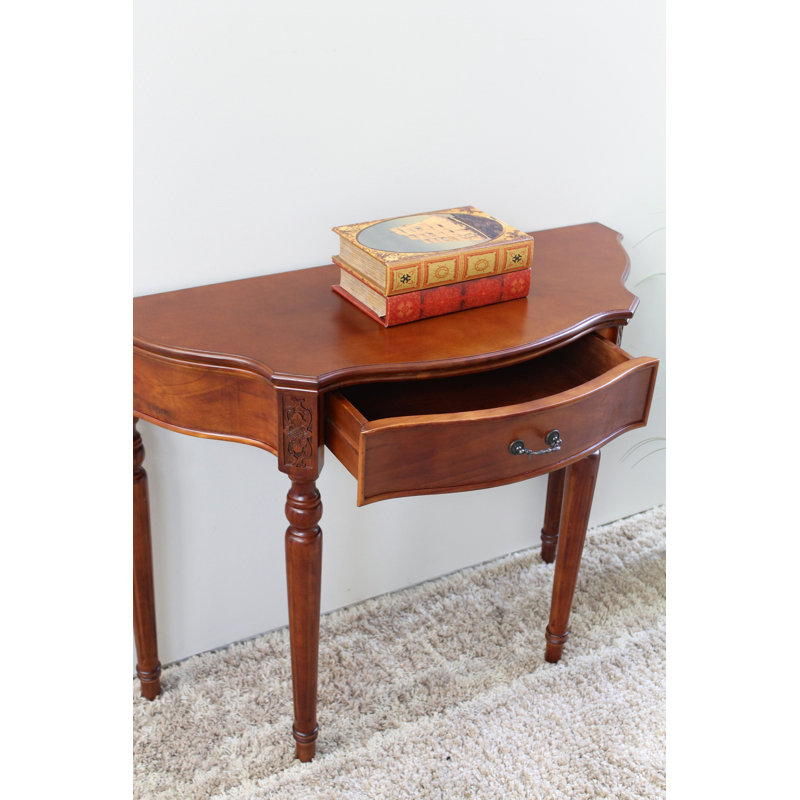 Arvinjot 39'' Solid Wood Console Table