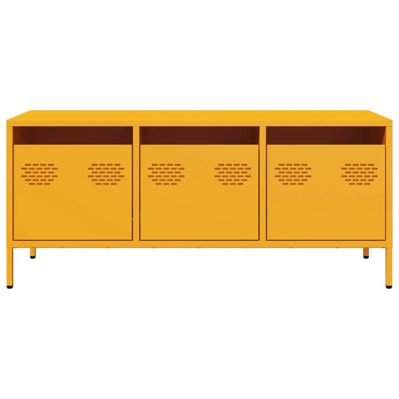 Ayele TV Stand, Mustard Yellow, 101.5cm