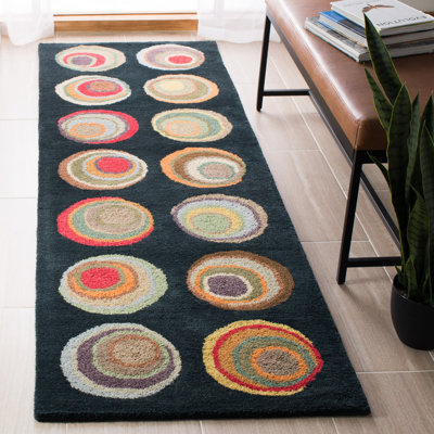 Tapis géométrique en laine touffeté à la main Candelo