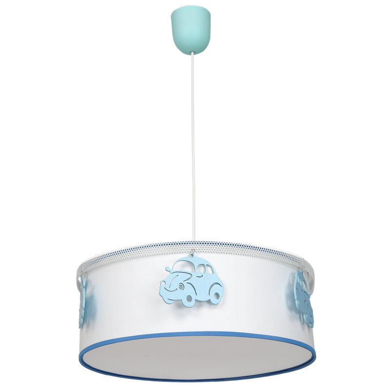 Dicha 1 - Light Blue Drum Pendant