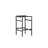 Aiden Adjustable Height Counter Stool with Metal Frame