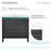 Cascade 36" Bathroom Vanity in Black-98796176