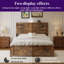 Structure de lit plateforme avec 2 tiroirs Farmhouse-2028693934