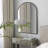 Zakria Aluminium Arch Wall Mirror-559954477-559954478