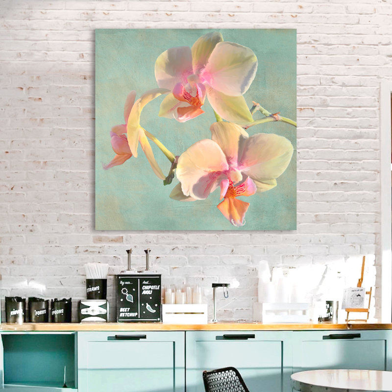 Jewel Orchids I 1 Piece Wrapped Canvas Wall Art, 70cm H x 70cm W x 4cm D