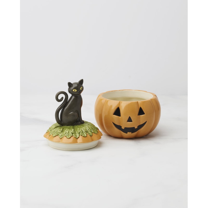 Lenox Haunted Halloween Covered Candy Jar