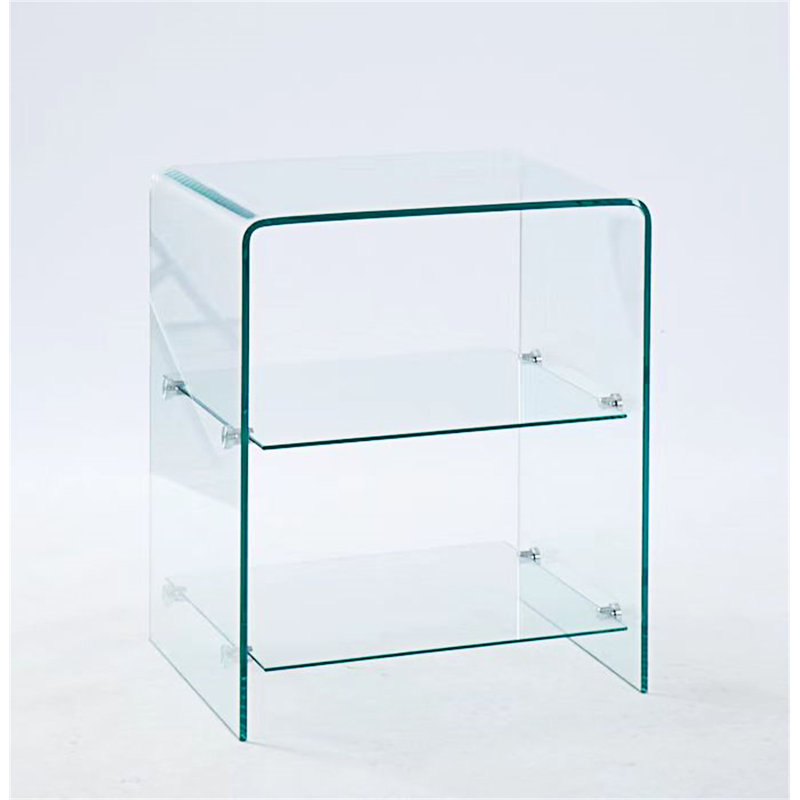Tempered Glass Side Table Sofa Table