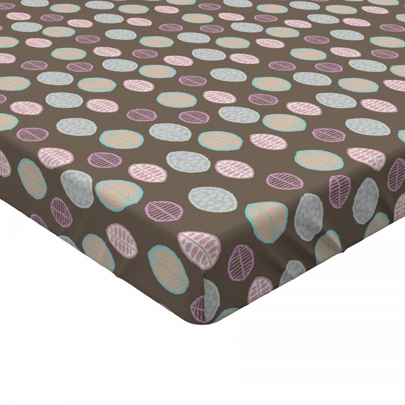 Microfiber Abstract Fitted Sheet, Full Fitted Sheet